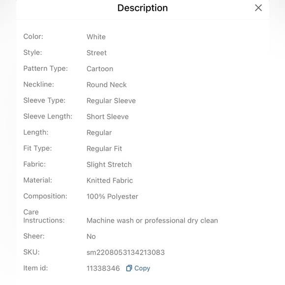 SHEIN Men Cartoon & Fire Print Tee
White L (40) Brand New - Picture 6 of 6